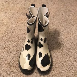 Cow Rain Boots